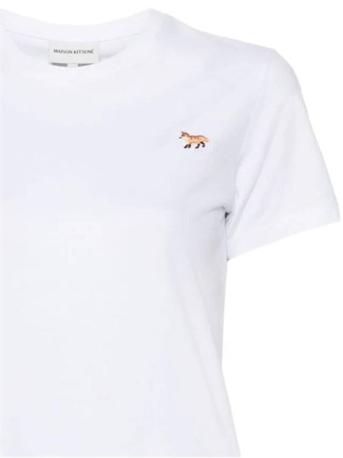 White cotton soft t-shirt Maison Kitsuné | MW00110KJ0008P100